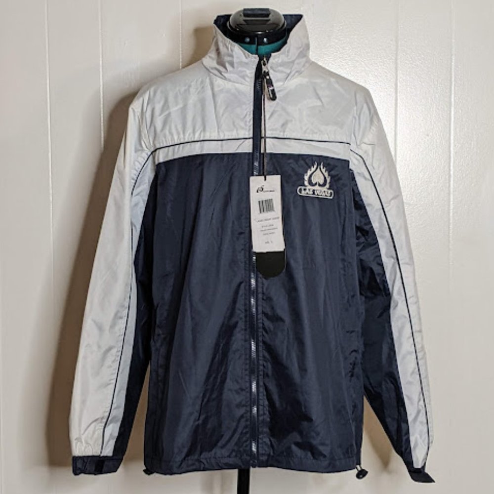 I 5 Apparel Woman's Las Vegas Embroidered Windbreaker Jacket. Size L.